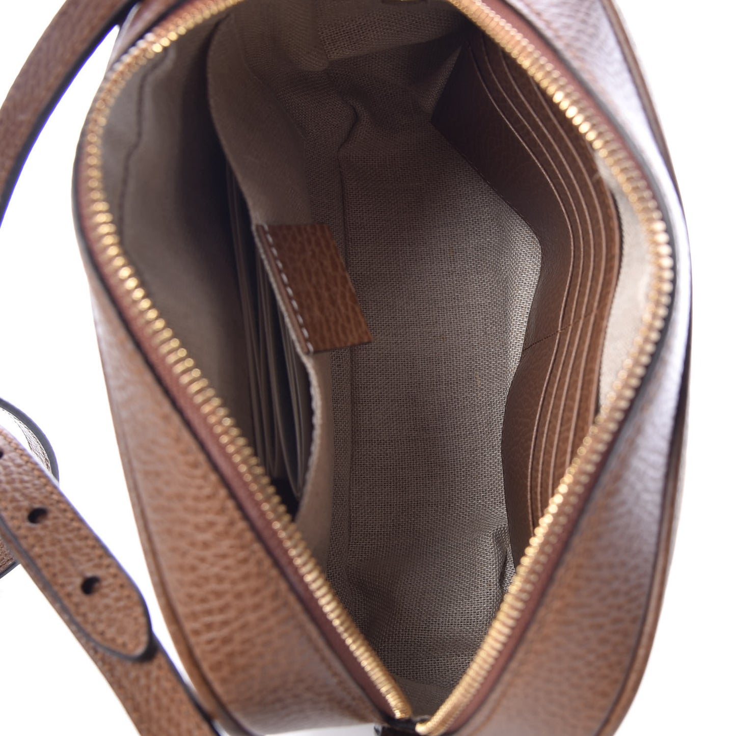 Monogram Mini Bree Messenger Bag Beige Tabacco