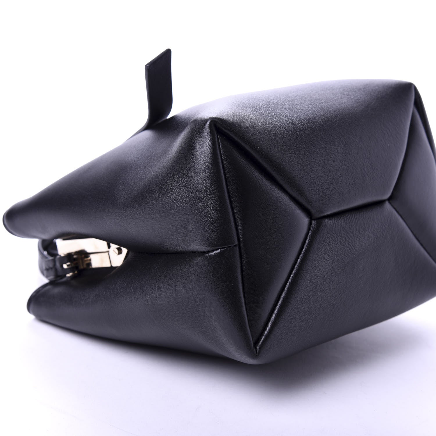 Proenza Schouler Smooth Calfskin Frame Shoulder Bag Black 7 of 9