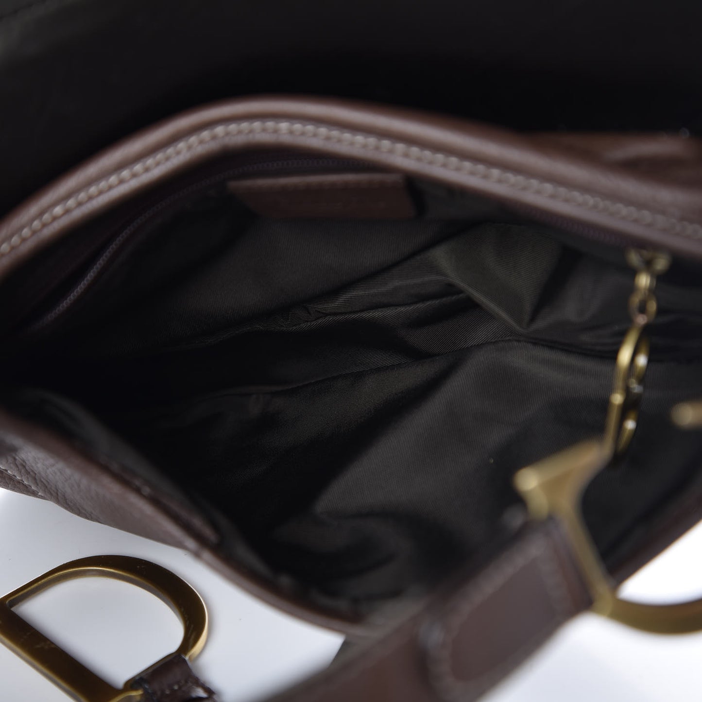 Calfskin Saddle Bag Brown