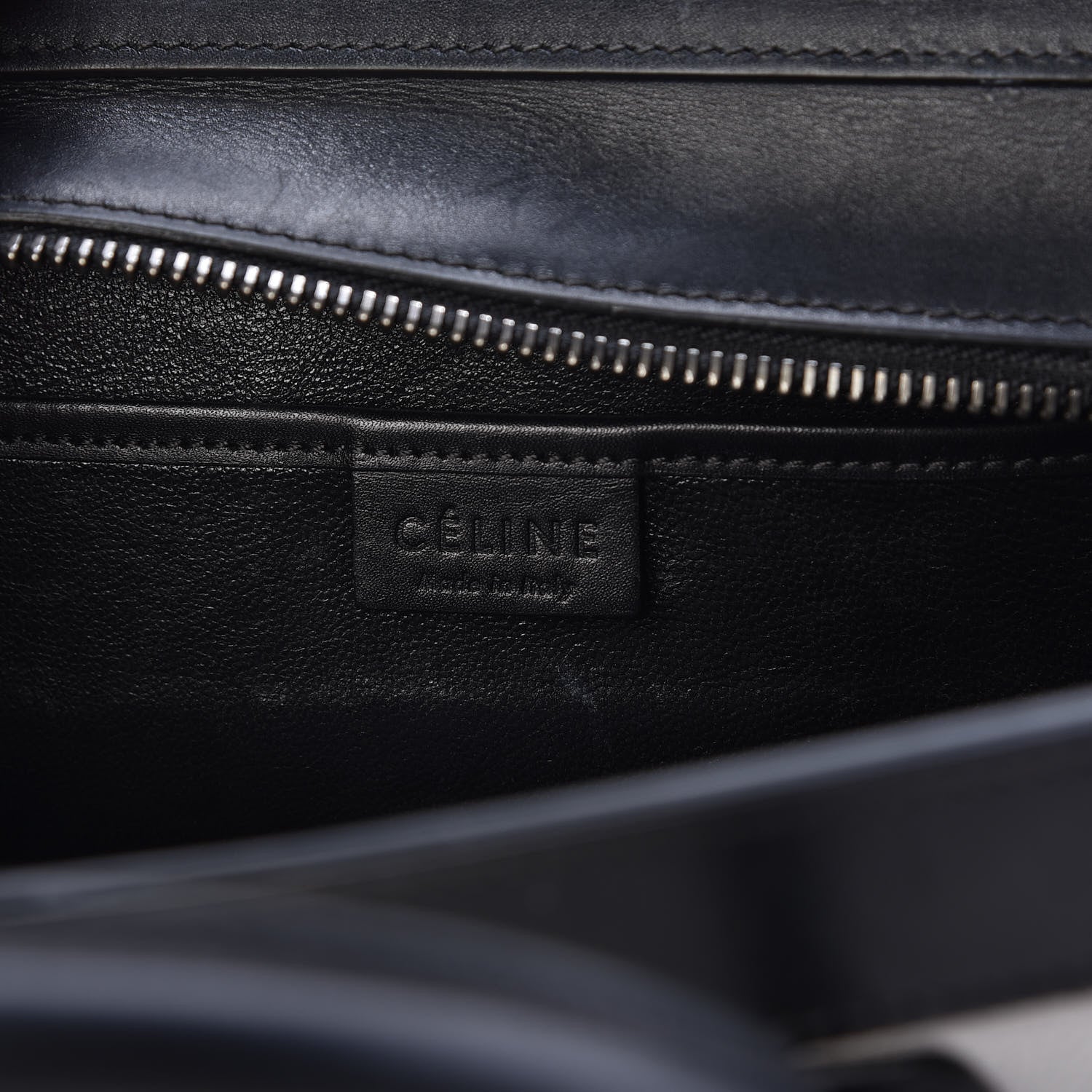 Celine Grained Baby Calfskin Nubuck Nano Tri-Color Luggage White 6 of 11