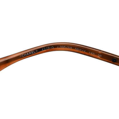Chanel Metal Polarized Pilot Winter Sunglasses 4219-Q Brown 5 of 8