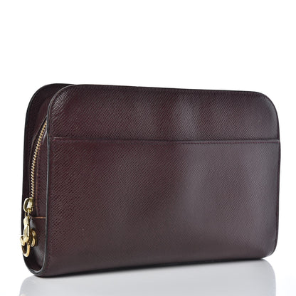 Louis Vuitton Taiga Baikal Pochette Acajou 3 of 10