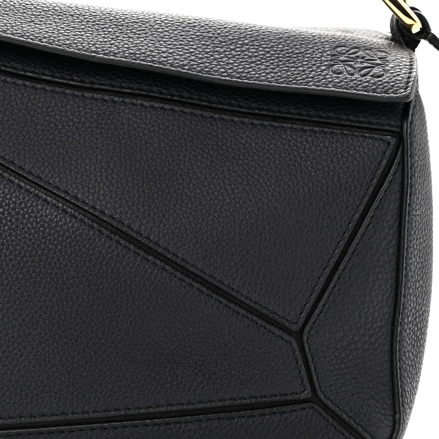 Loewe Calfskin Small Puzzle Bag Midnight Blue Black 8 of 10