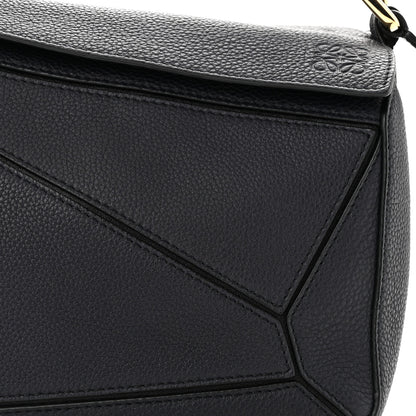 Loewe Calfskin Small Puzzle Bag Midnight Blue Black 8 of 10
