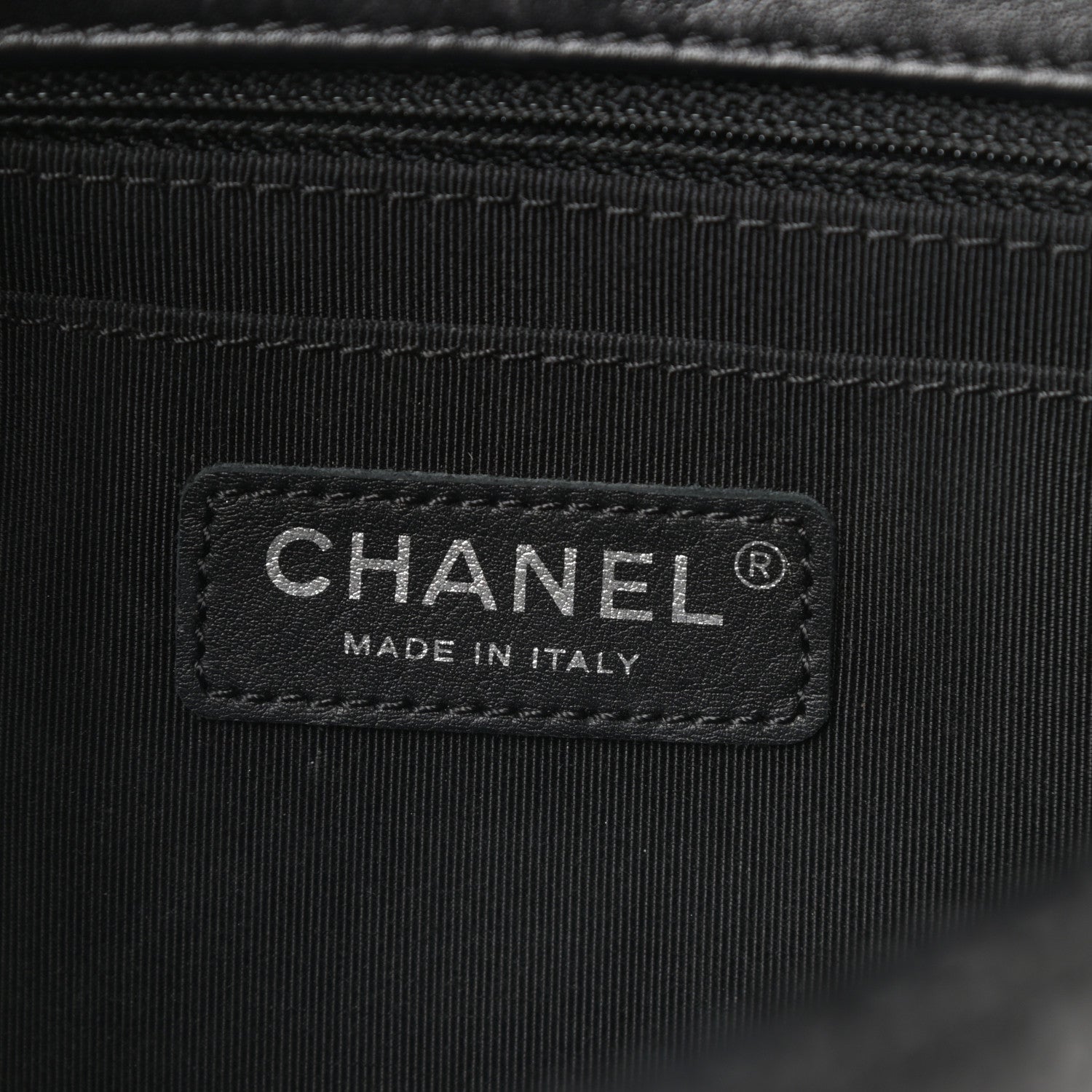 Chanel Lambskin Perforated Jumbo Punch Flap Black 6 of 13