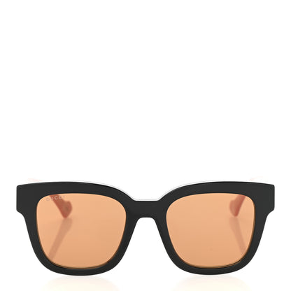 Gucci Rectangle 52mm Frame Sunglasses GG0998/S Black Pink 2 of 8