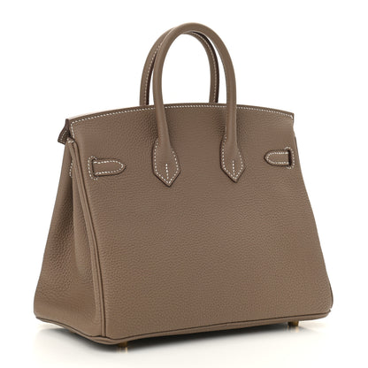 Hermes Togo Birkin 25 Etoupe 3 of 9