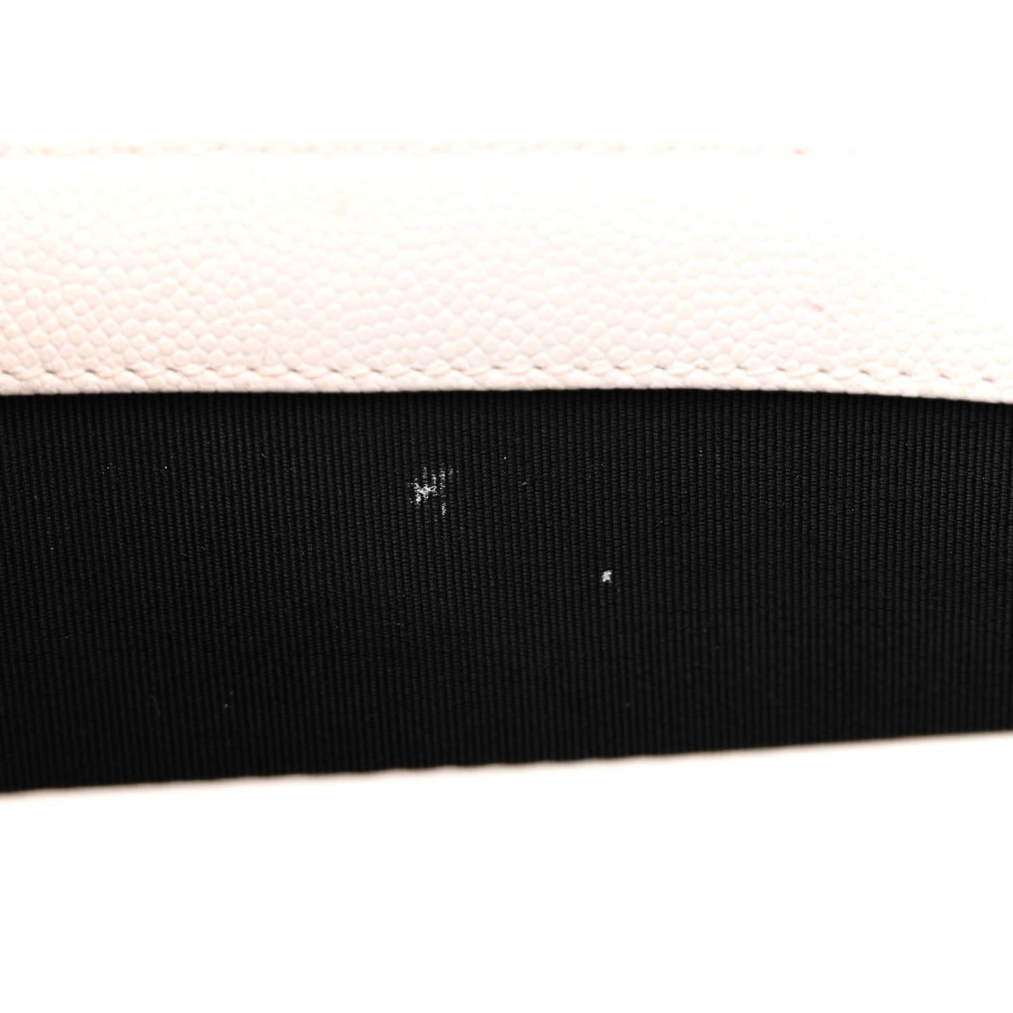 Caviar Quilted My Everything Small Flap White Black
