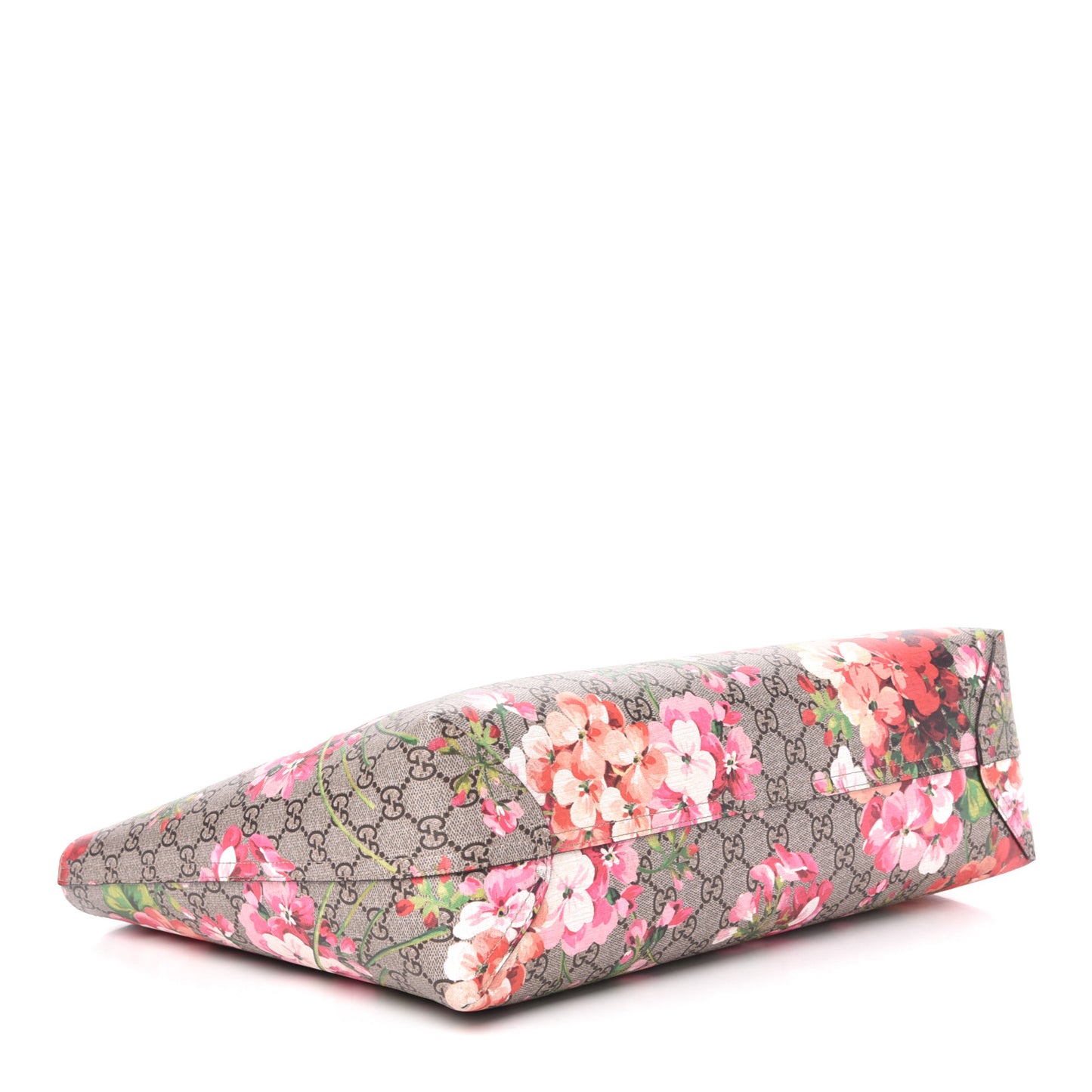 GG Supreme Monogram Blooms Medium Reversible Tote Beige Multicolor Dry Rose