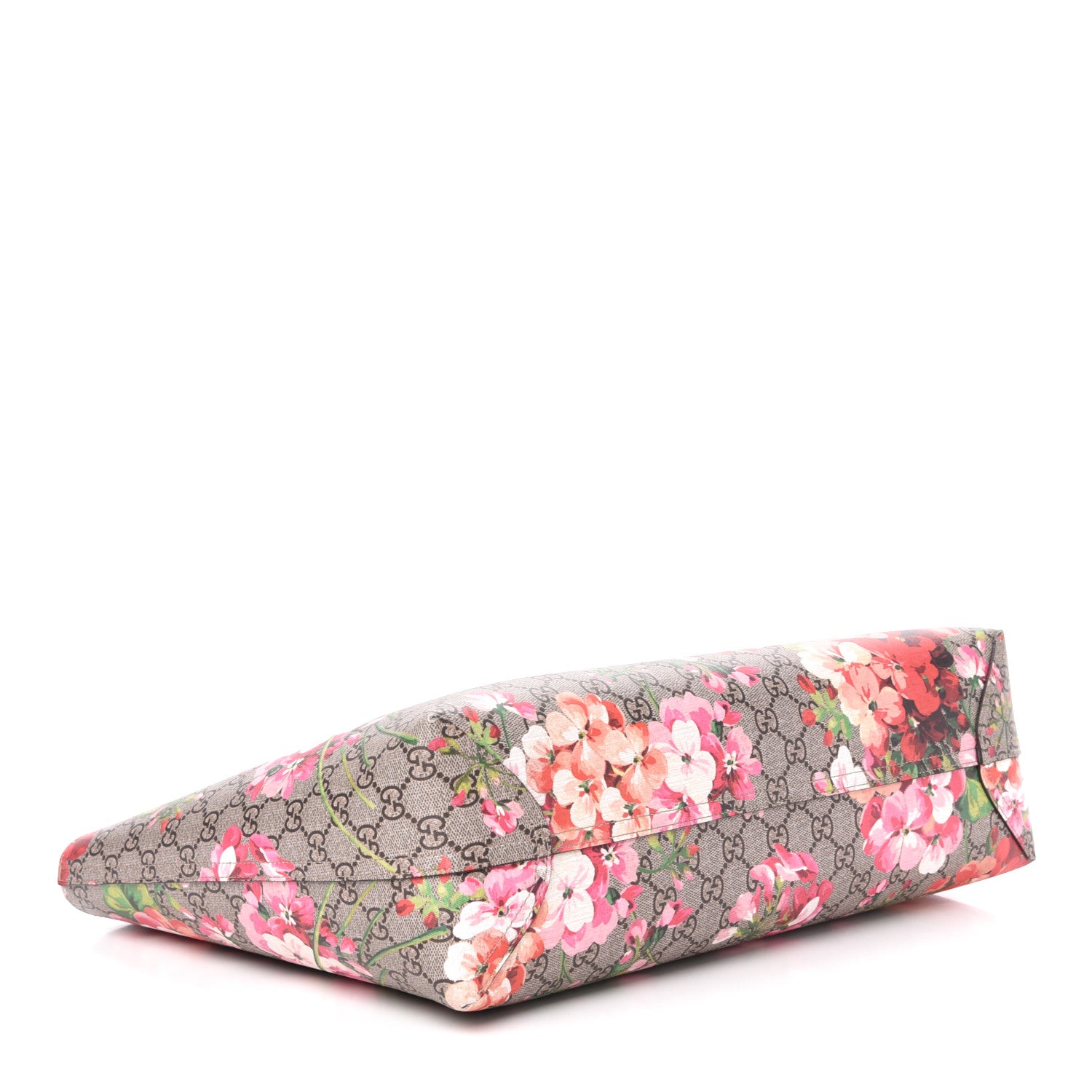 Gucci GG Supreme Monogram Blooms Medium Reversible Tote Beige Multicolor Dry Rose 4 of 11