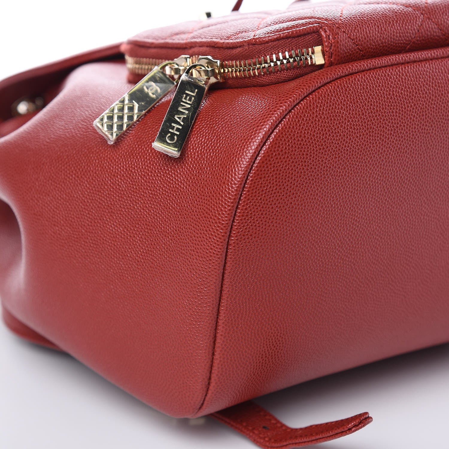 Chanel Caviar Quilted Business Affinity Backpack Dark Red 8 of 11
