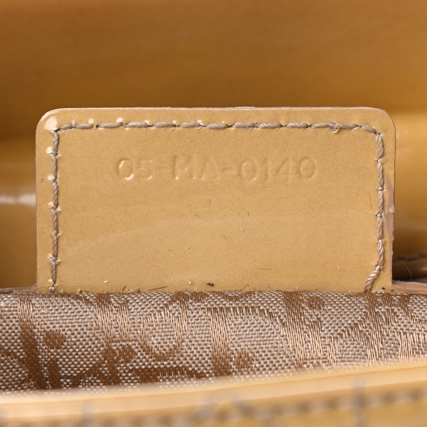 Christian Dior Patent Cannage Medium Lady Dior Beige 7 of 10