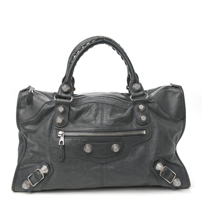 Balenciaga Agneau Giant 21 Silver Hardware Work Anthracite 3 of 31