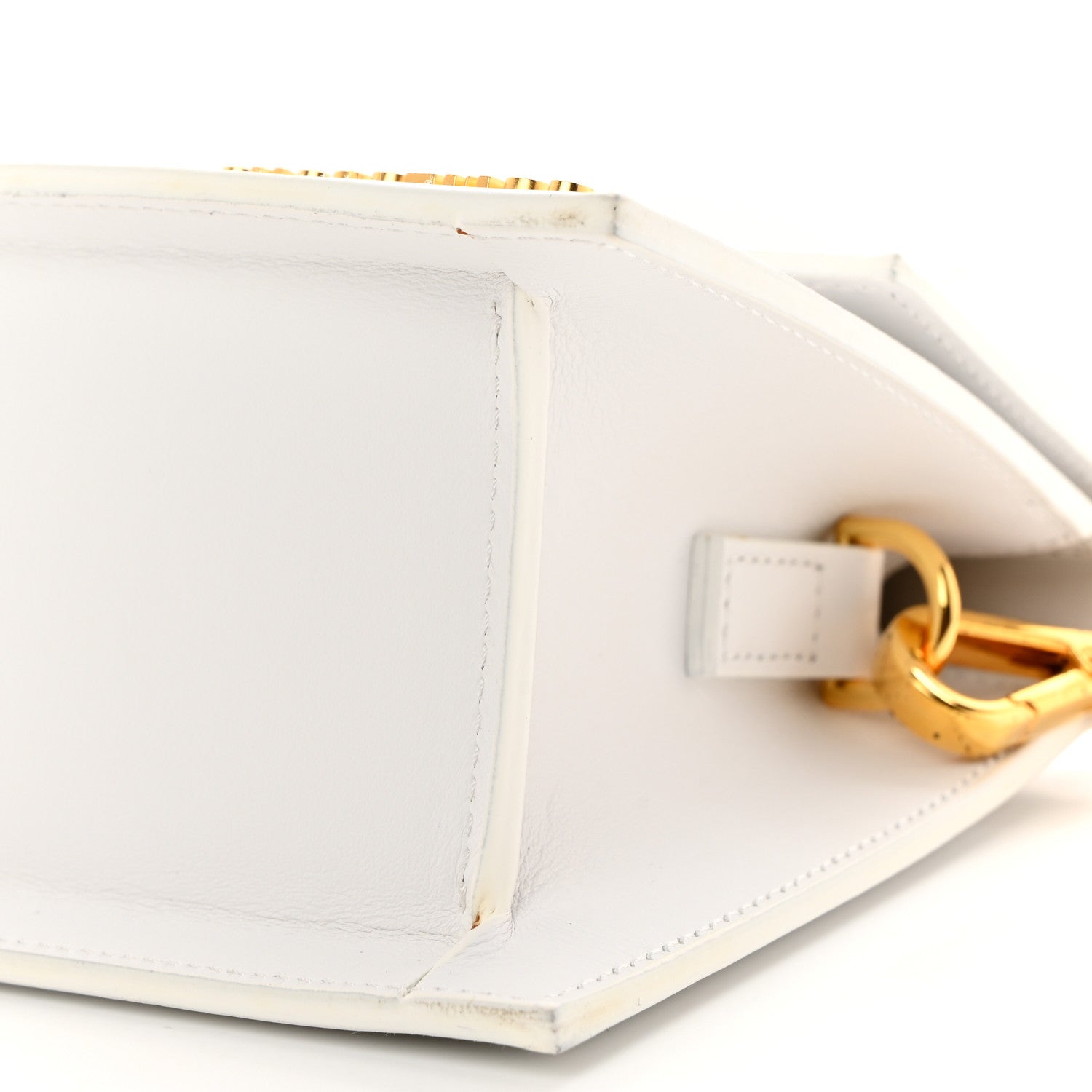 Jacquemus Smooth Calfskin Le Chiquito Moyen White 9 of 11