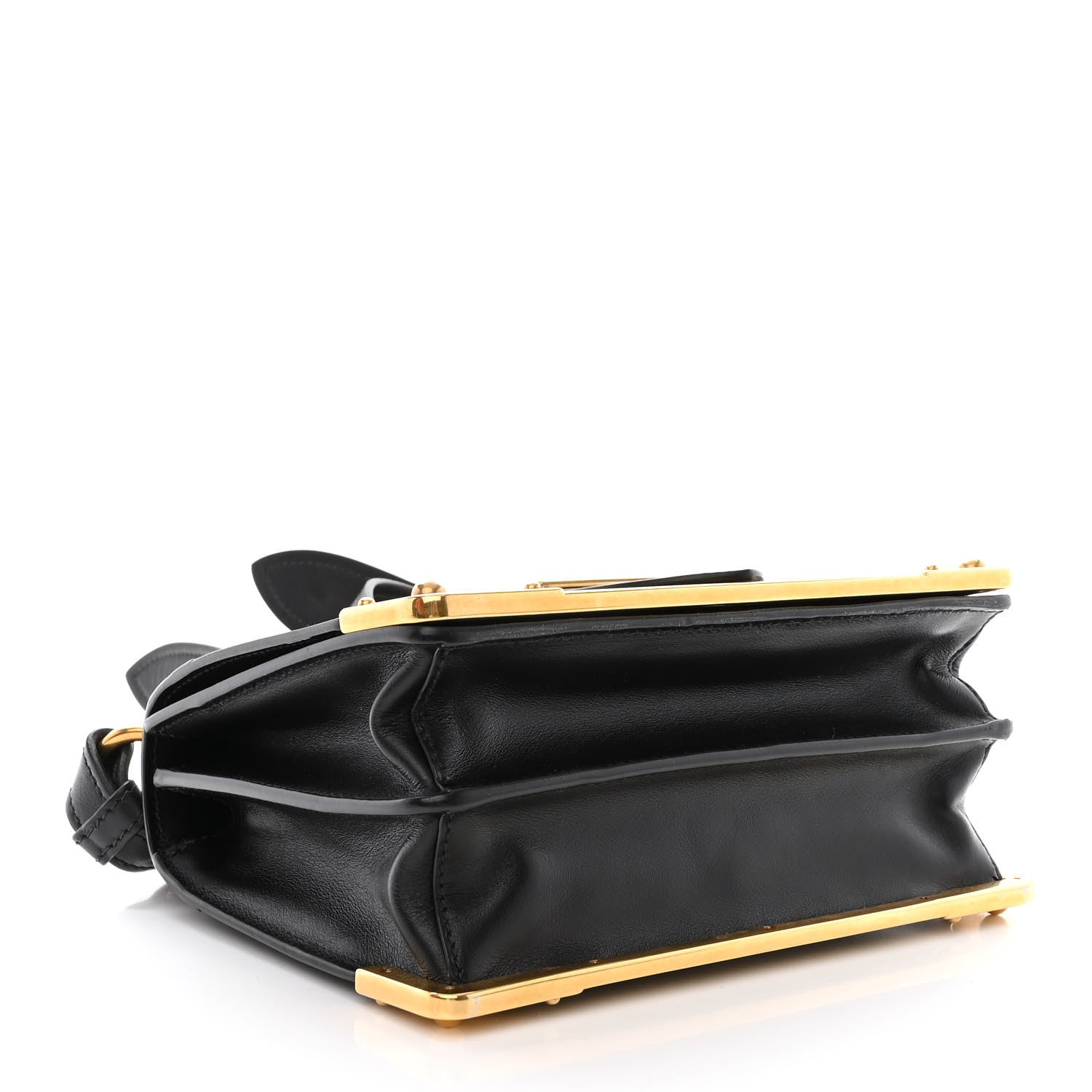 Prada City Calf Saffiano Cahier Bag Black 4 of 10