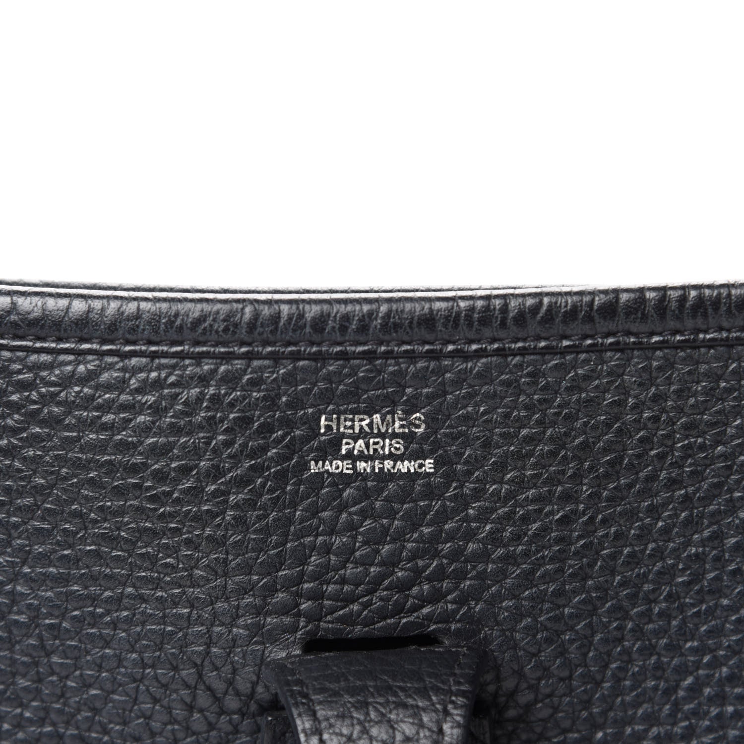 Hermes Taurillon Clemence Evelyne III PM Black 8 of 10