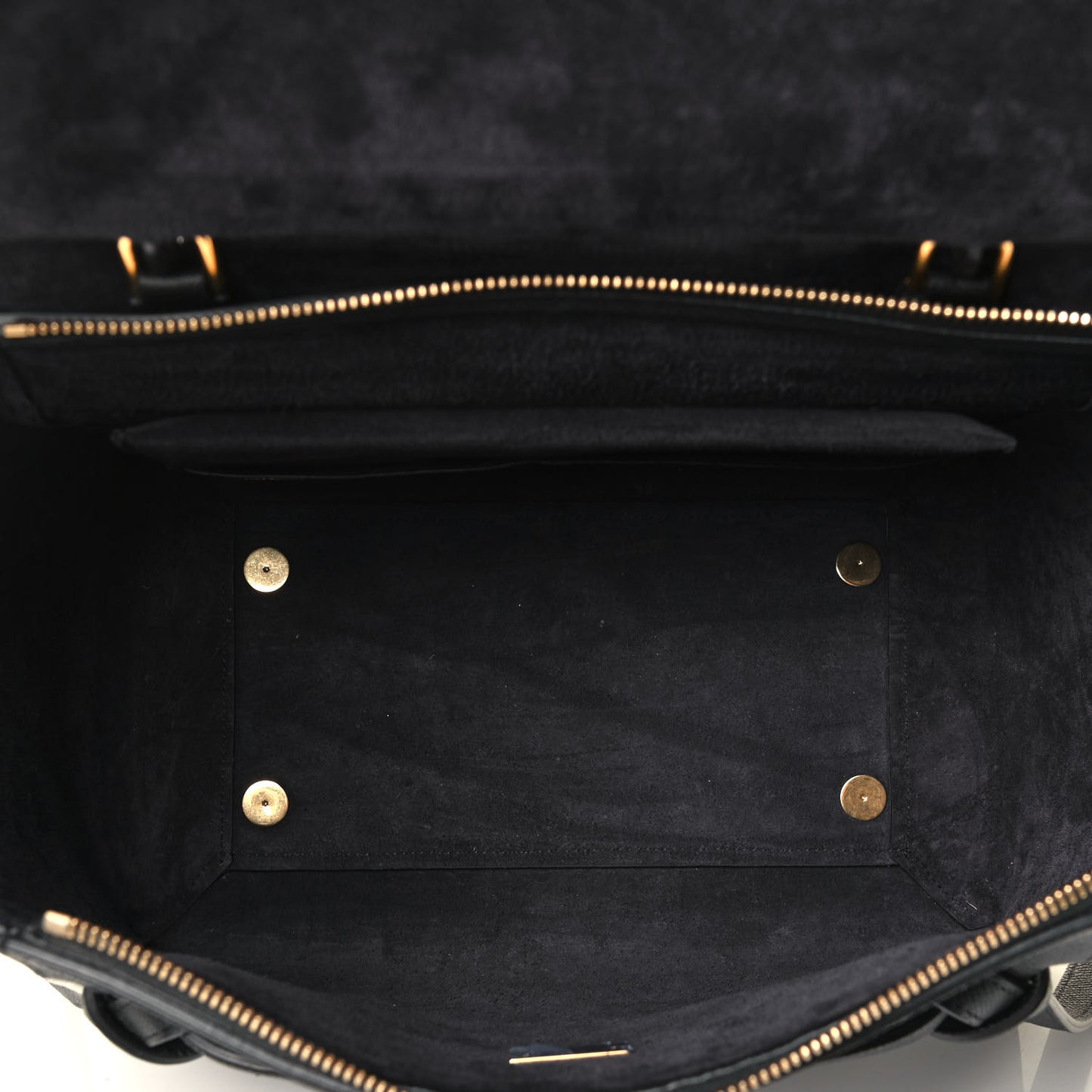 Grained Calfskin Mini Belt Bag Black
