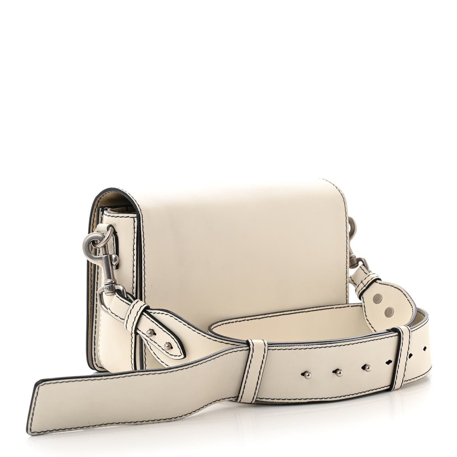 Christian Dior Smooth Calfskin Dio(r)evolution Flap Bag Off White 3 of 14