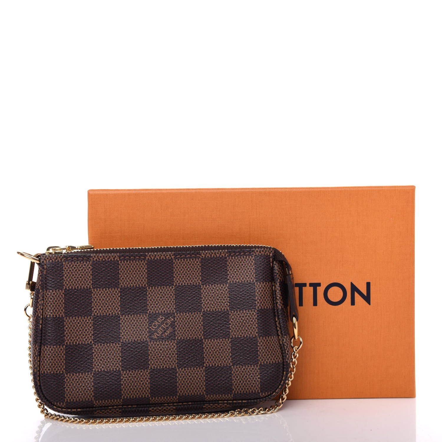 Louis Vuitton Damier Ebene Mini Pochette Accessories 11 of 11