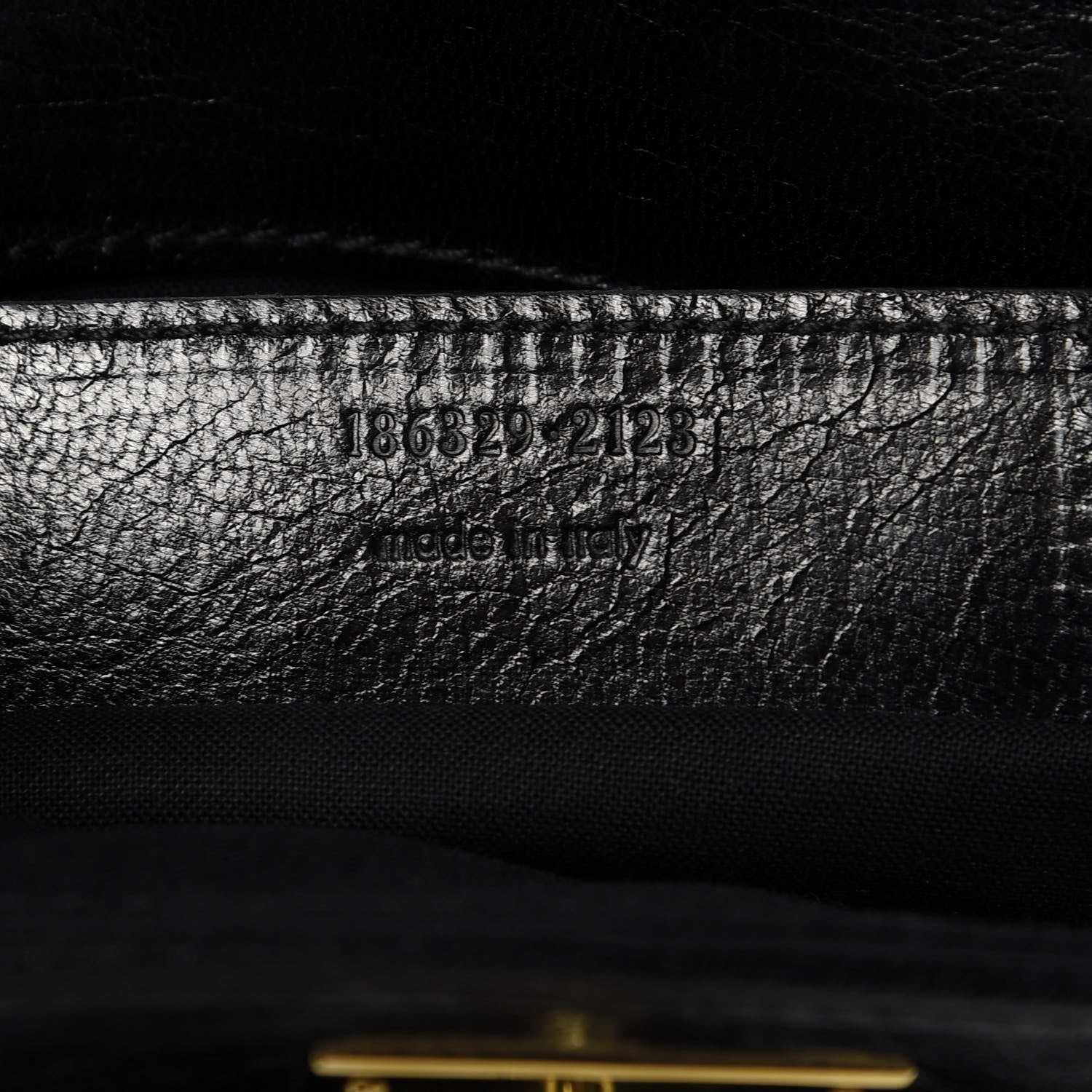Balenciaga Calfskin Lune Clutch Black 9 of 9