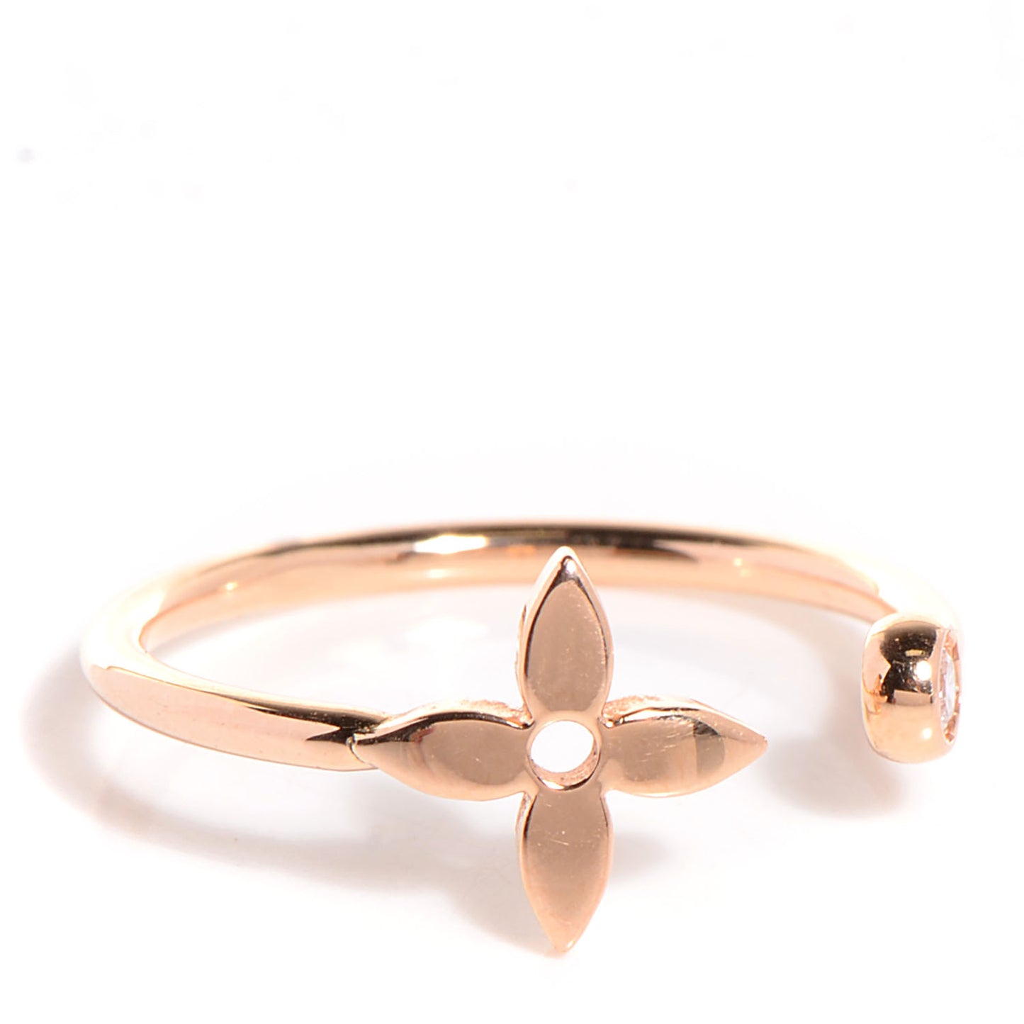 Monogram 3 Golds and Diamonds Idylle Ring Set 52 US 6