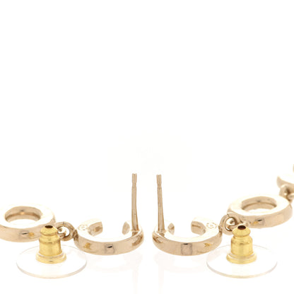 Chanel Pearl Coco Drop Earrings Gold 3 of 5