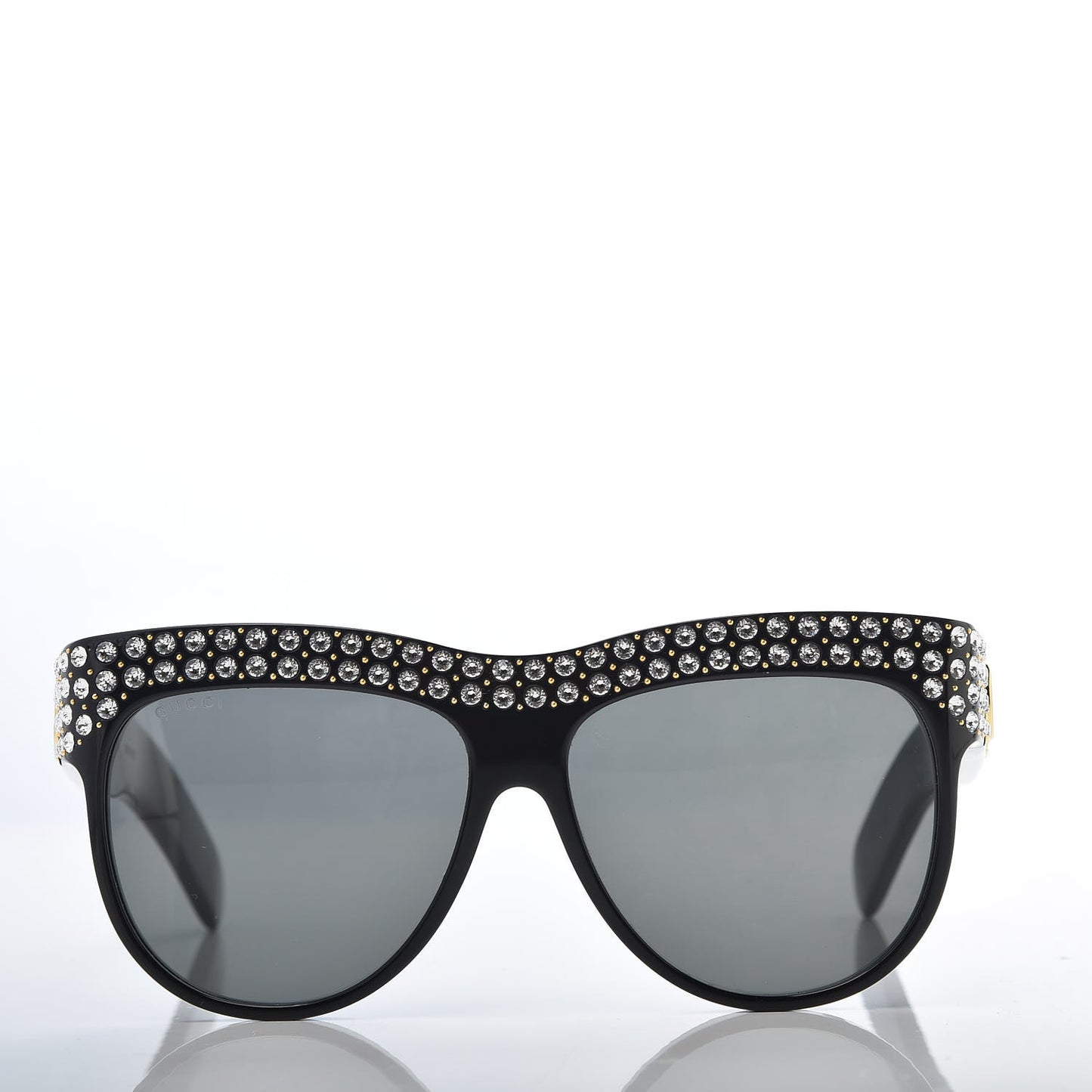 Acetate Crystal Sunglasses GG0147S Black