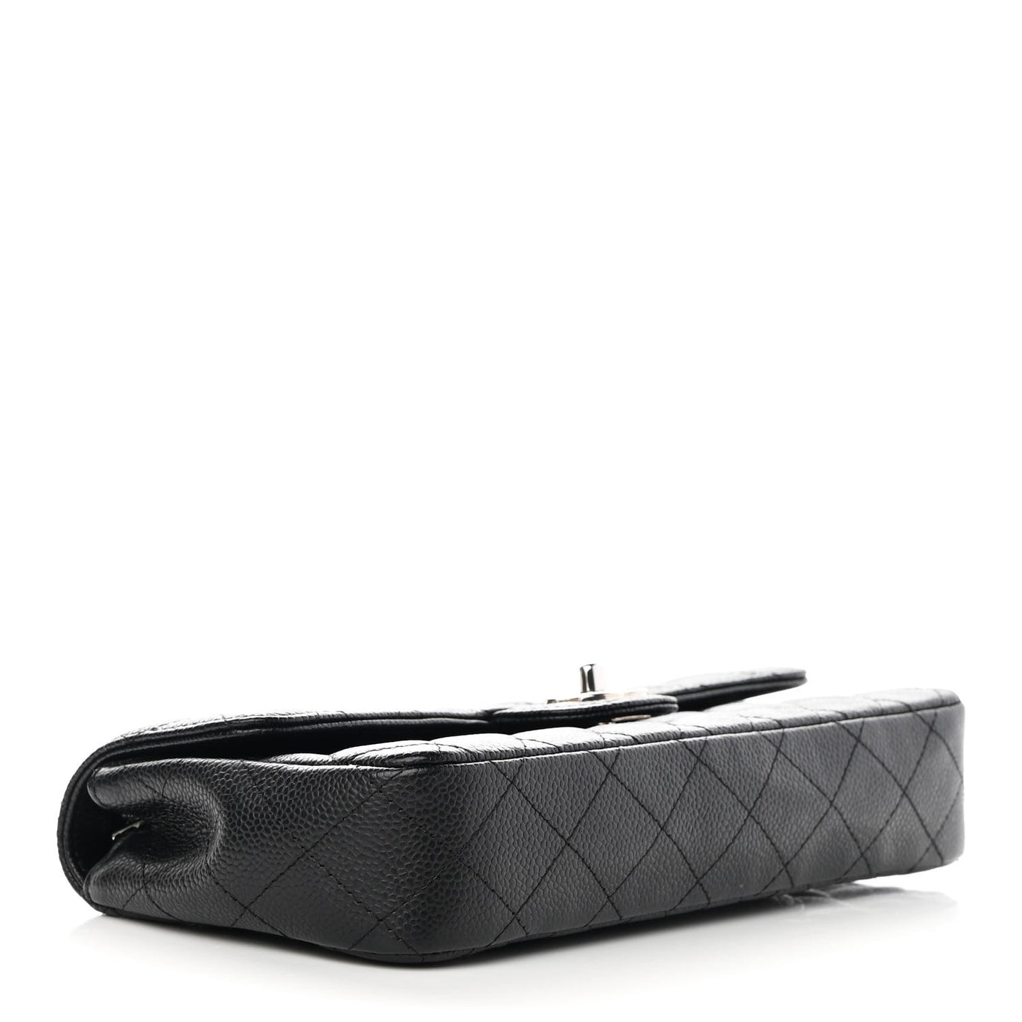 Caviar Quilted East West Flap Black