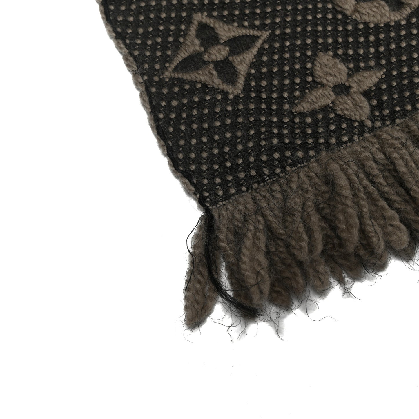 Wool Silk Logomania Scarf Verone
