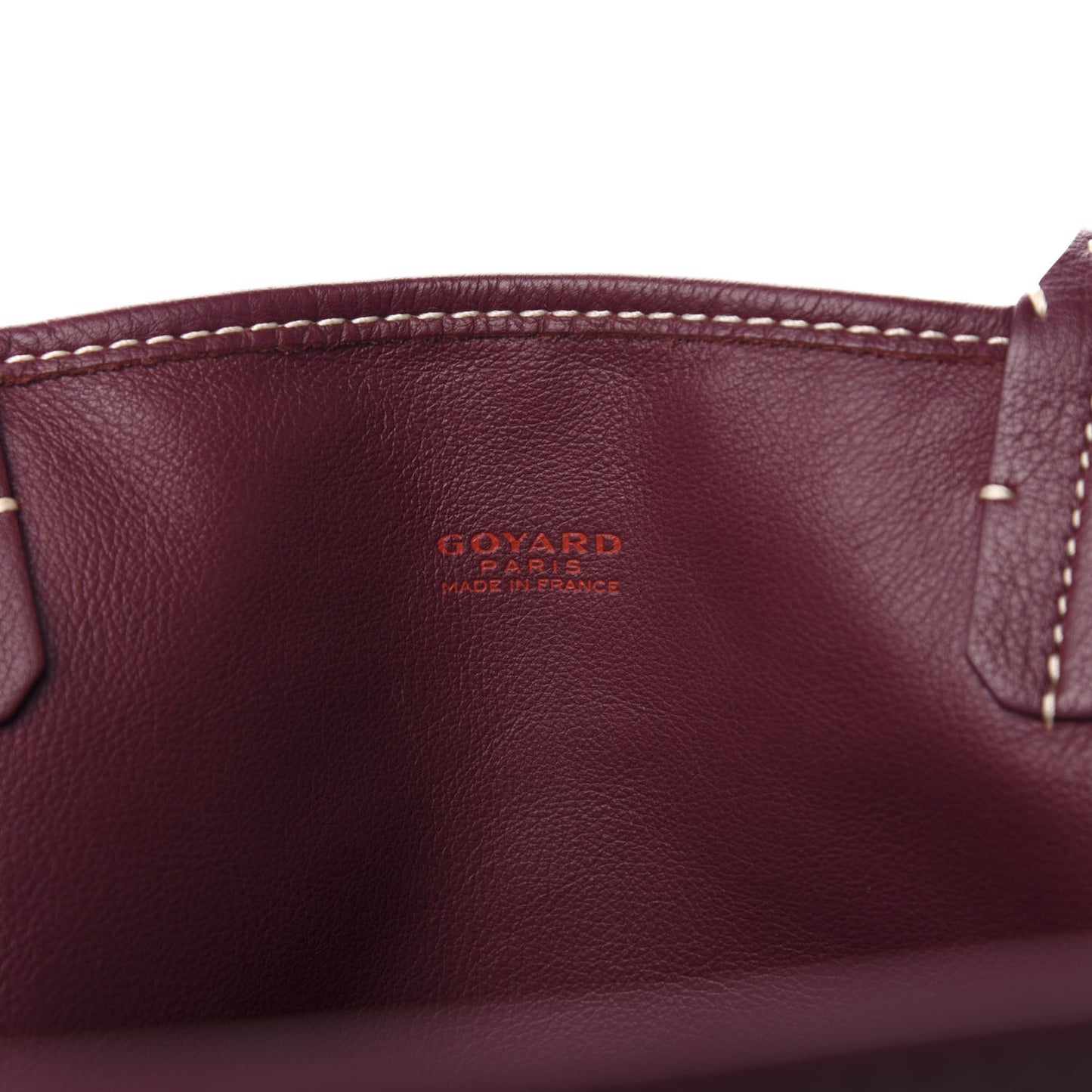 Goyardine Reversible Anjou PM Burgundy