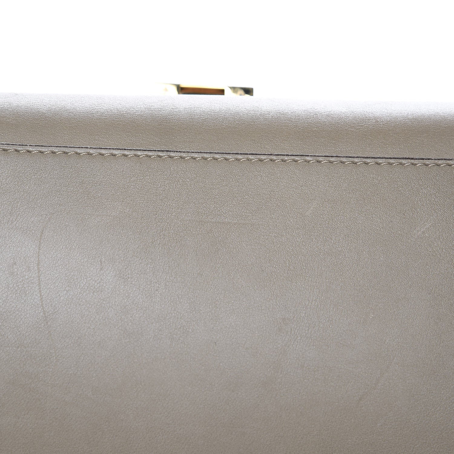 Celine Calfskin Suede Whipsnake Medium Trapeze Taupe 20 of 22
