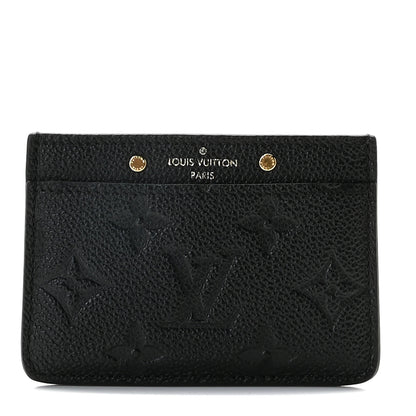 Louis Vuitton Empreinte Card Holder Black 1 of 9