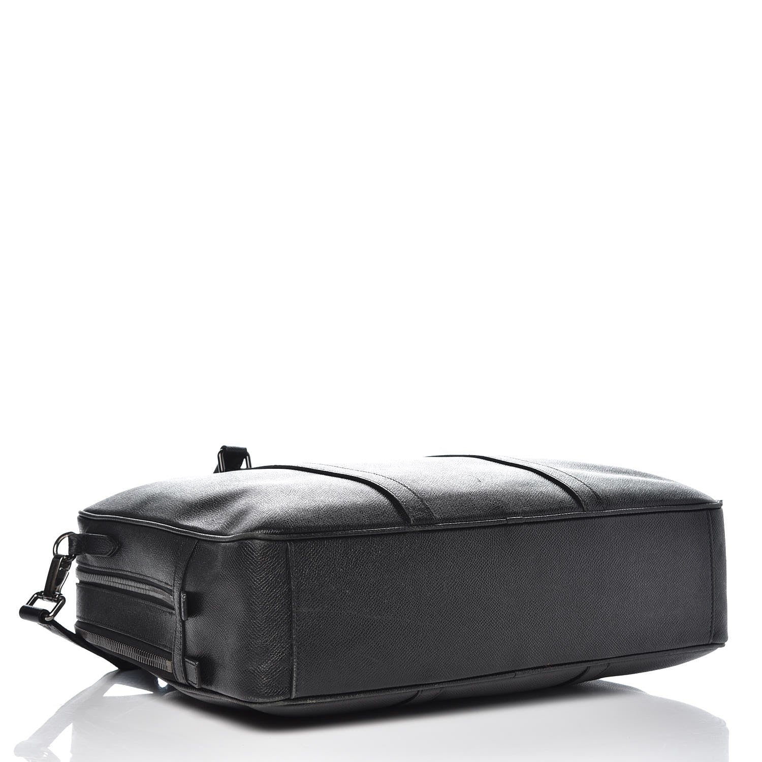 Burberry Textured Calfskin Briefcase Black 4 of 8