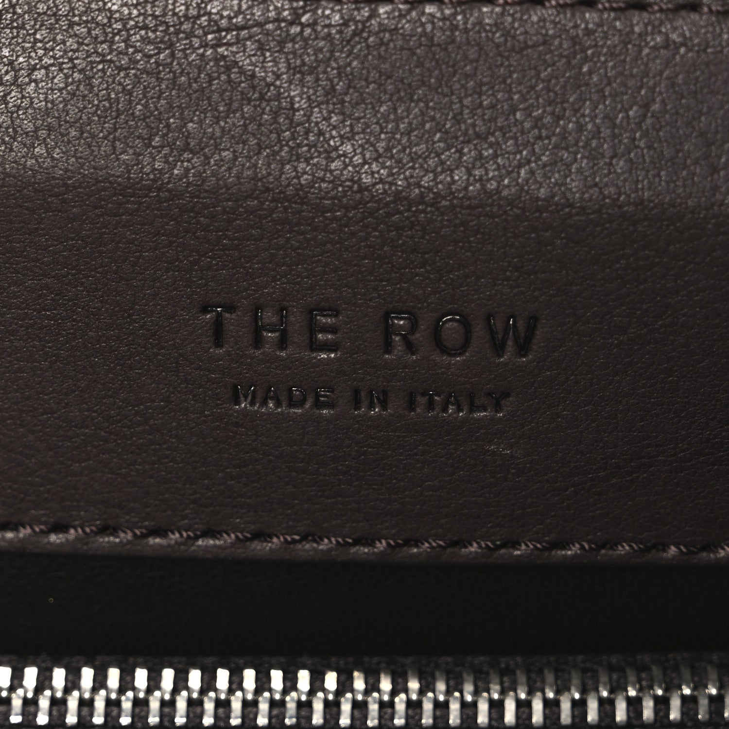 The Row Smooth Calfskin Peggy Bag Chestnut 6 of 10