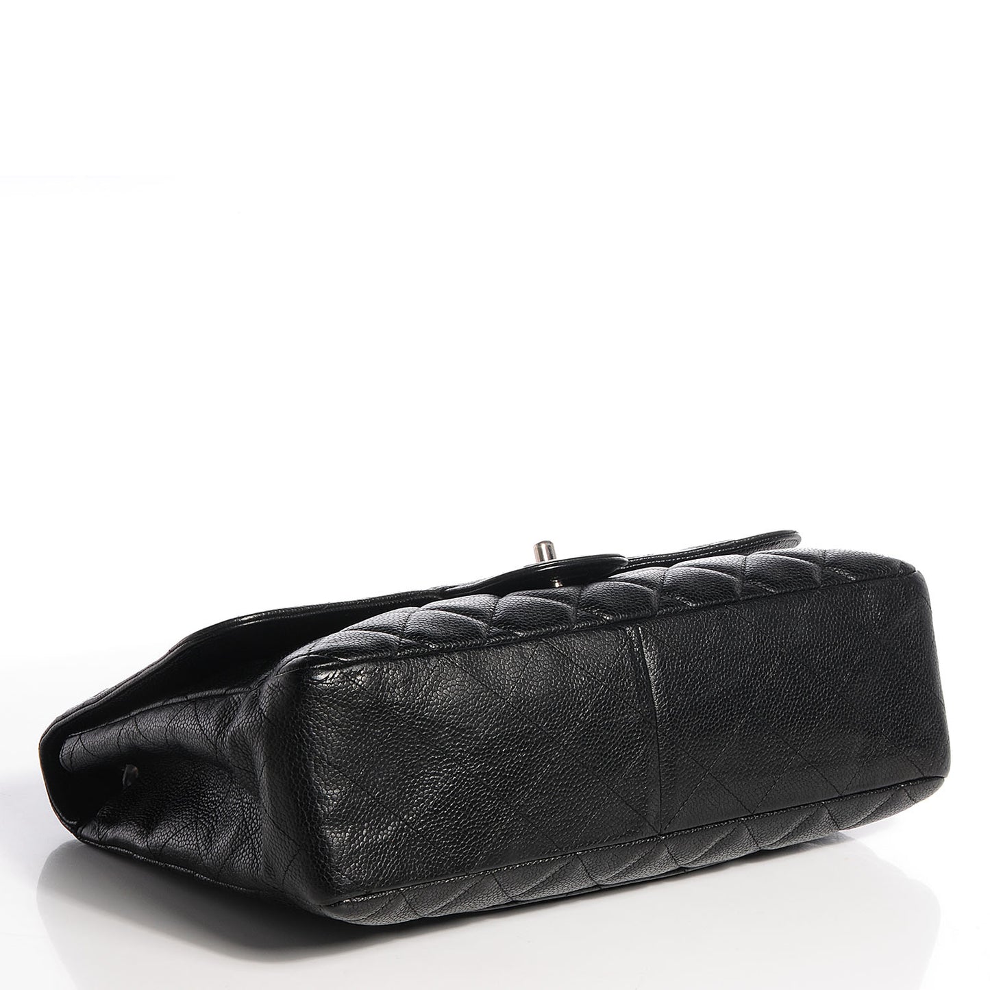 Caviar Jumbo Single Flap Black