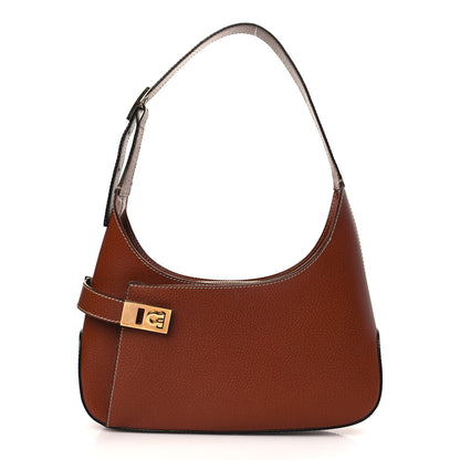 Salvatore Ferragamo Pigskin Shoulder Bag Brown 1 of 9