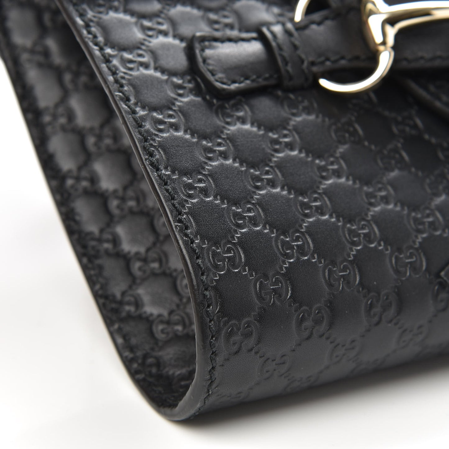 Microguccissima Mini Emily Shoulder Bag Black