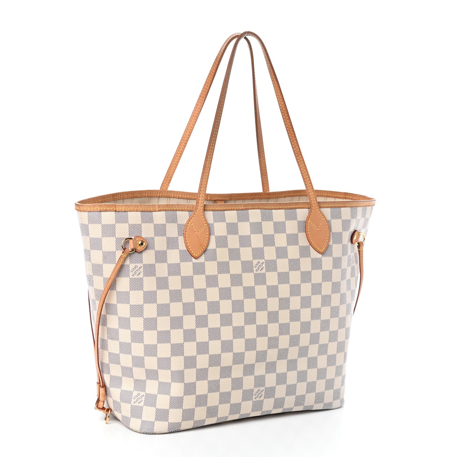Louis Vuitton Damier Azur Neverfull MM 3 of 10