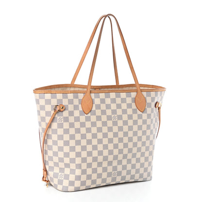 Louis Vuitton Damier Azur Neverfull MM 3 of 10