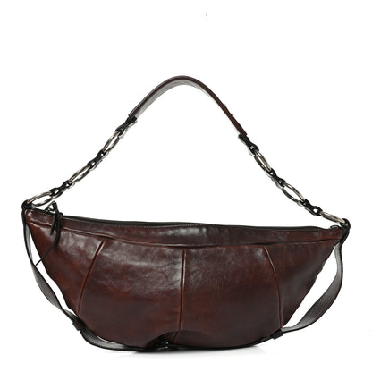 Saint Laurent Calfskin Mombasa Sling Bag Brown 1 of 10