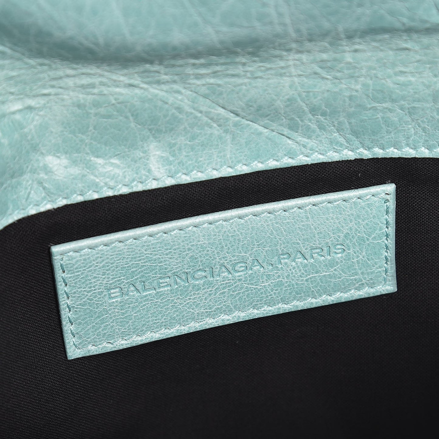 Agneau Giant Brogues Hardware Envelope Clutch Maldives