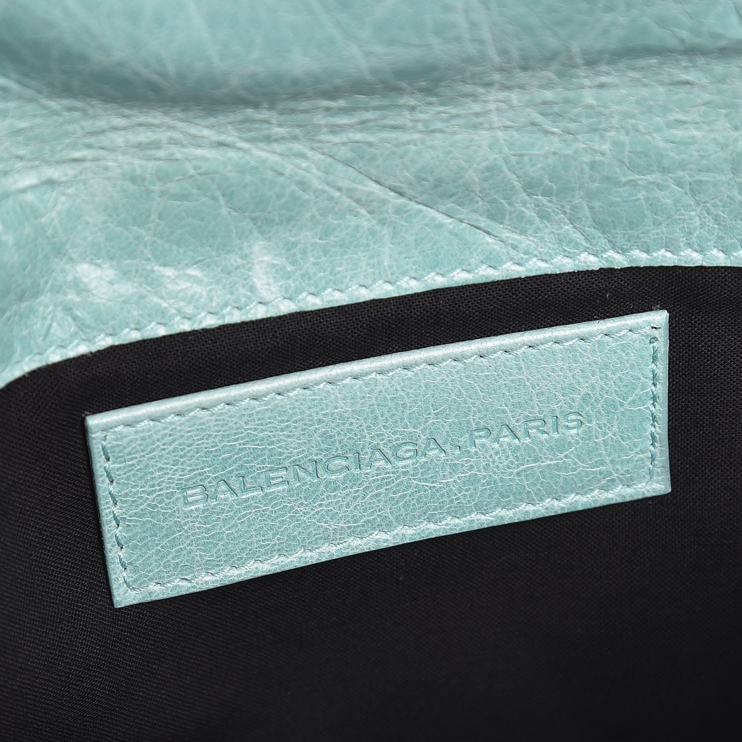 Balenciaga Agneau Giant Brogues Hardware Envelope Clutch Maldives 7 of 8
