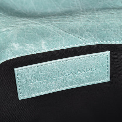 Balenciaga Agneau Giant Brogues Hardware Envelope Clutch Maldives 7 of 8