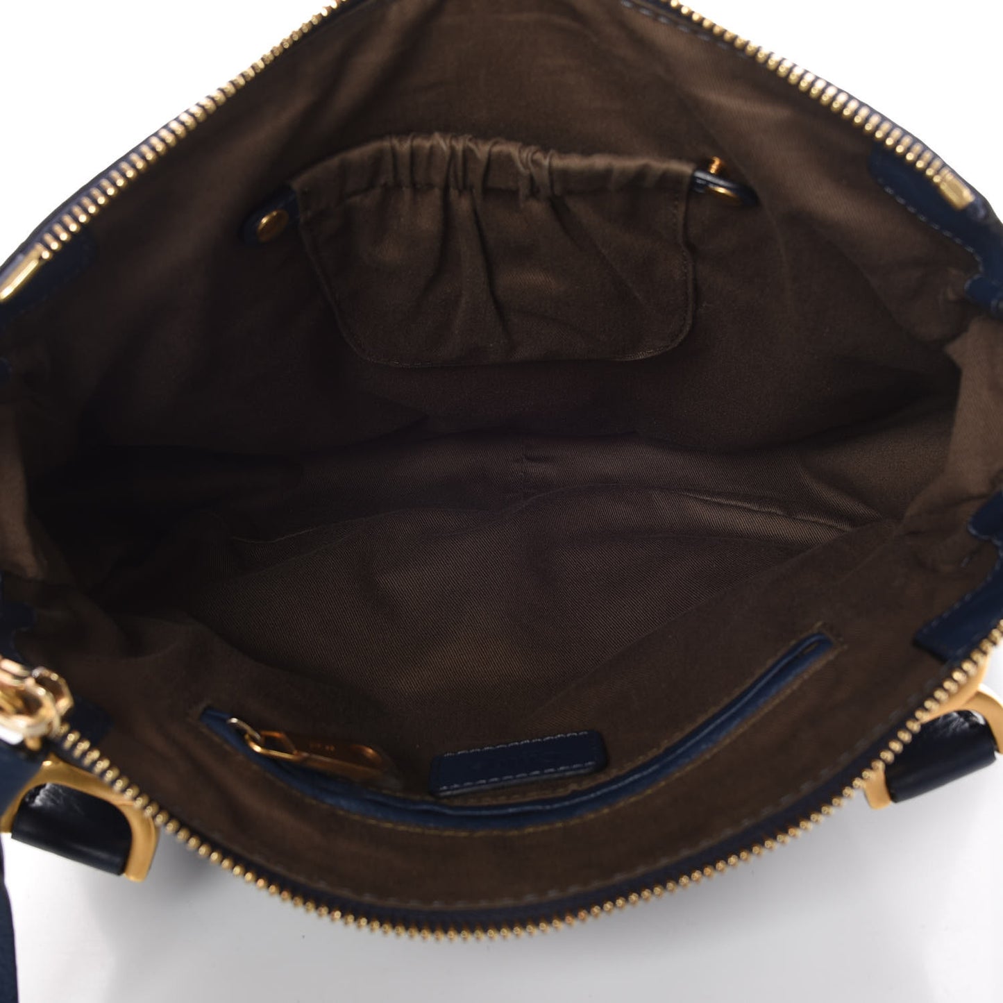 Calfskin Medium Marcie Satchel Royal Navy