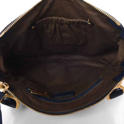 Chloe Calfskin Medium Marcie Satchel Royal Navy 5 of 11