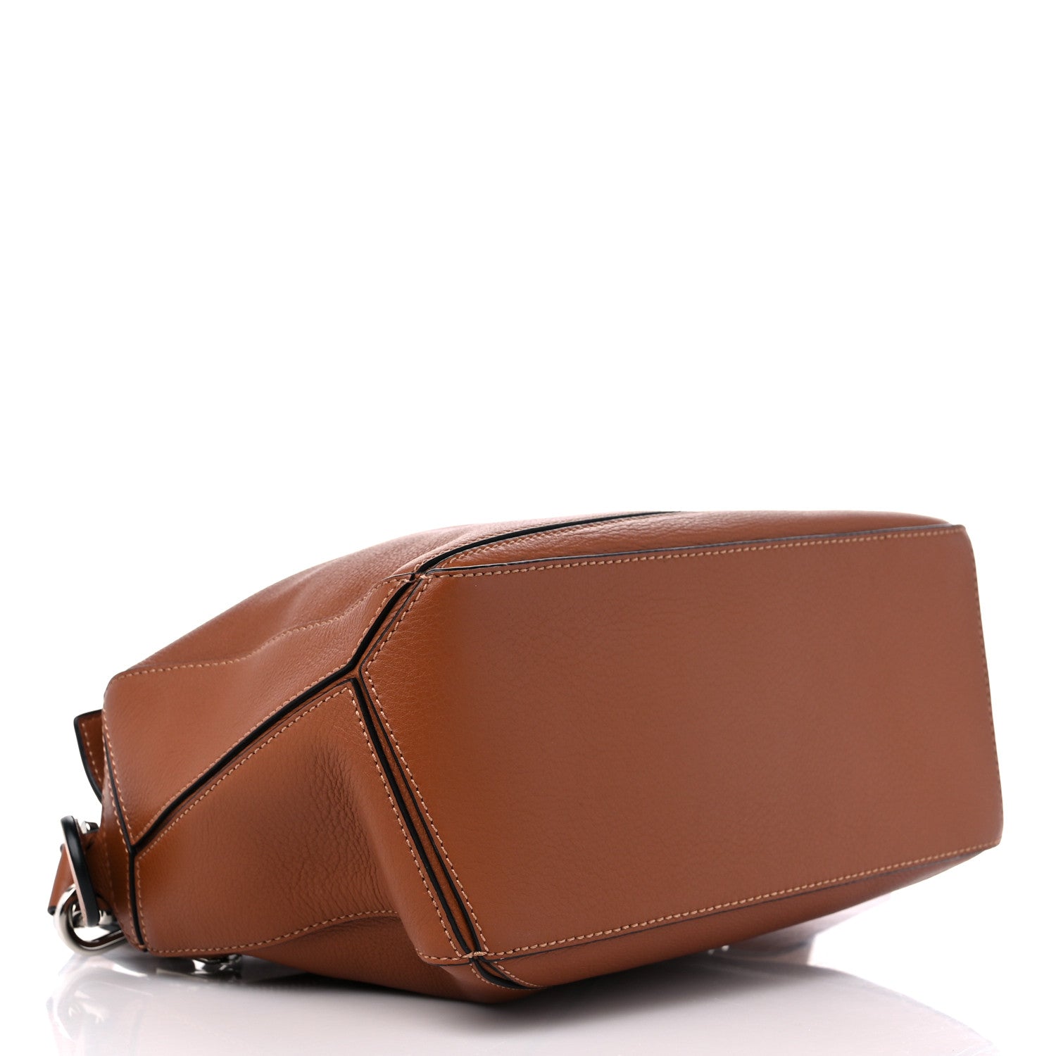 Loewe Grained Calfskin Small Puzzle Bag Tan 4 of 8