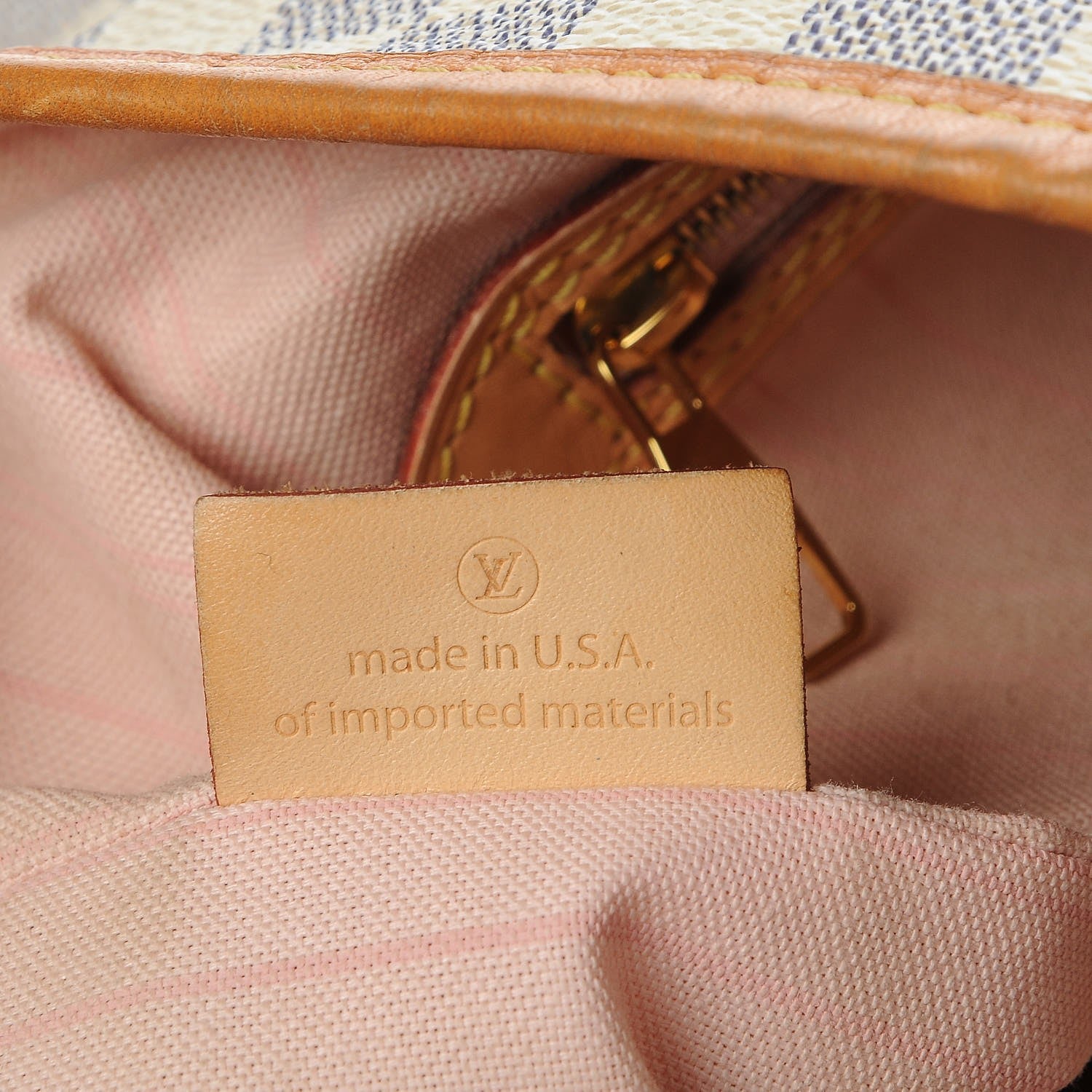 Louis Vuitton Damier Azur Delightful PM Rose Ballerine 7 of 13