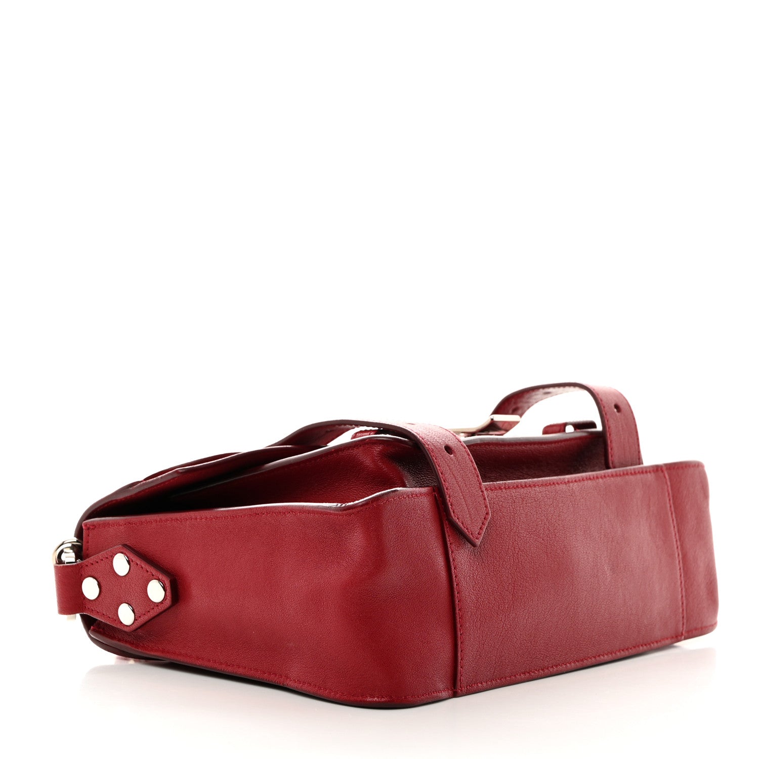 Proenza Schouler Lambskin Tiny PS1 Satchel Dark Red 4 of 10