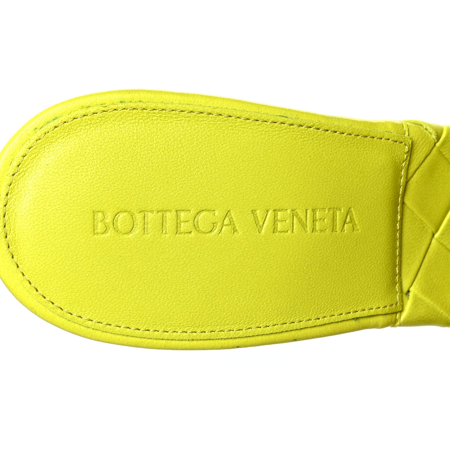 Nappa Maxi Intrecciato Lido 90mm Mule Sandals 37 Kiwi