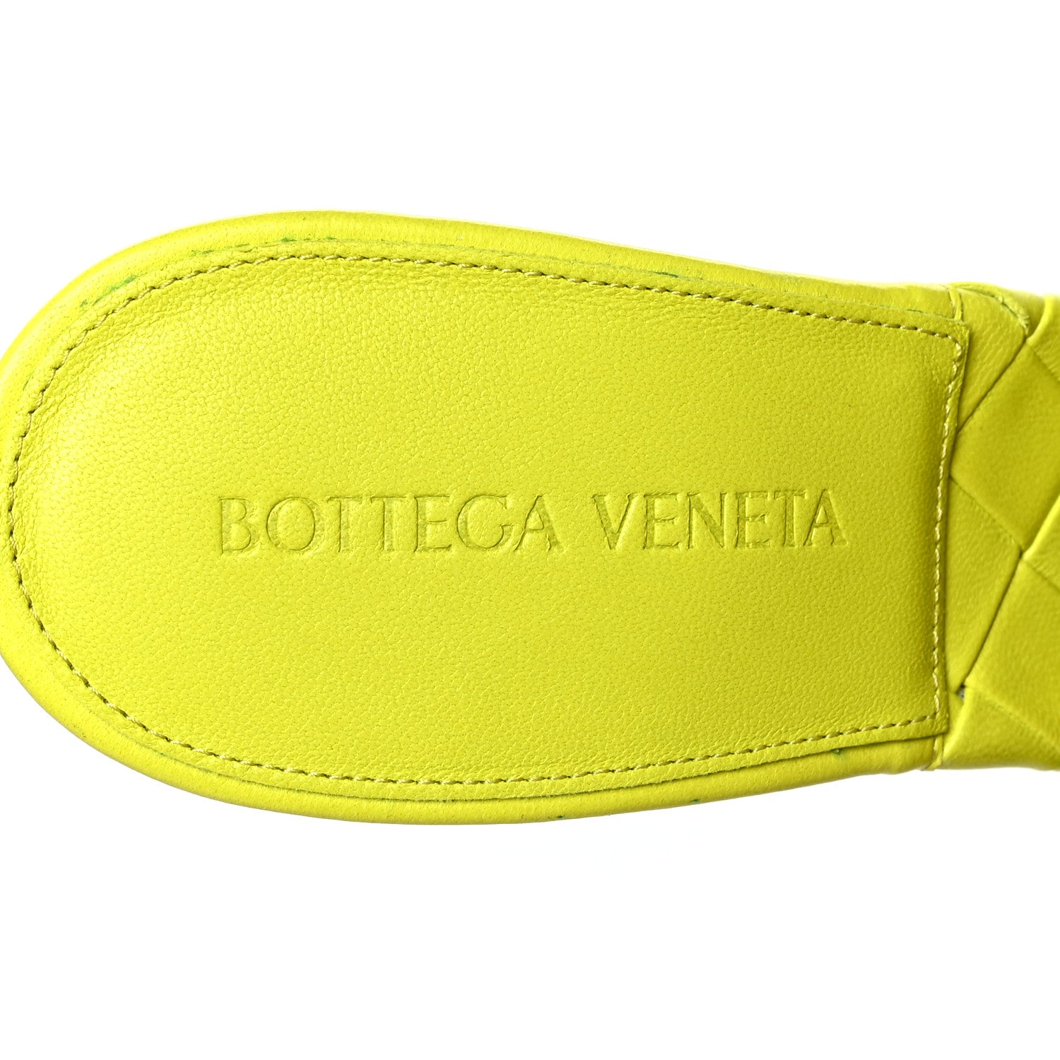 Bottega Veneta Nappa Maxi Intrecciato Lido 90mm Mule Sandals 37 Kiwi 7 of 7